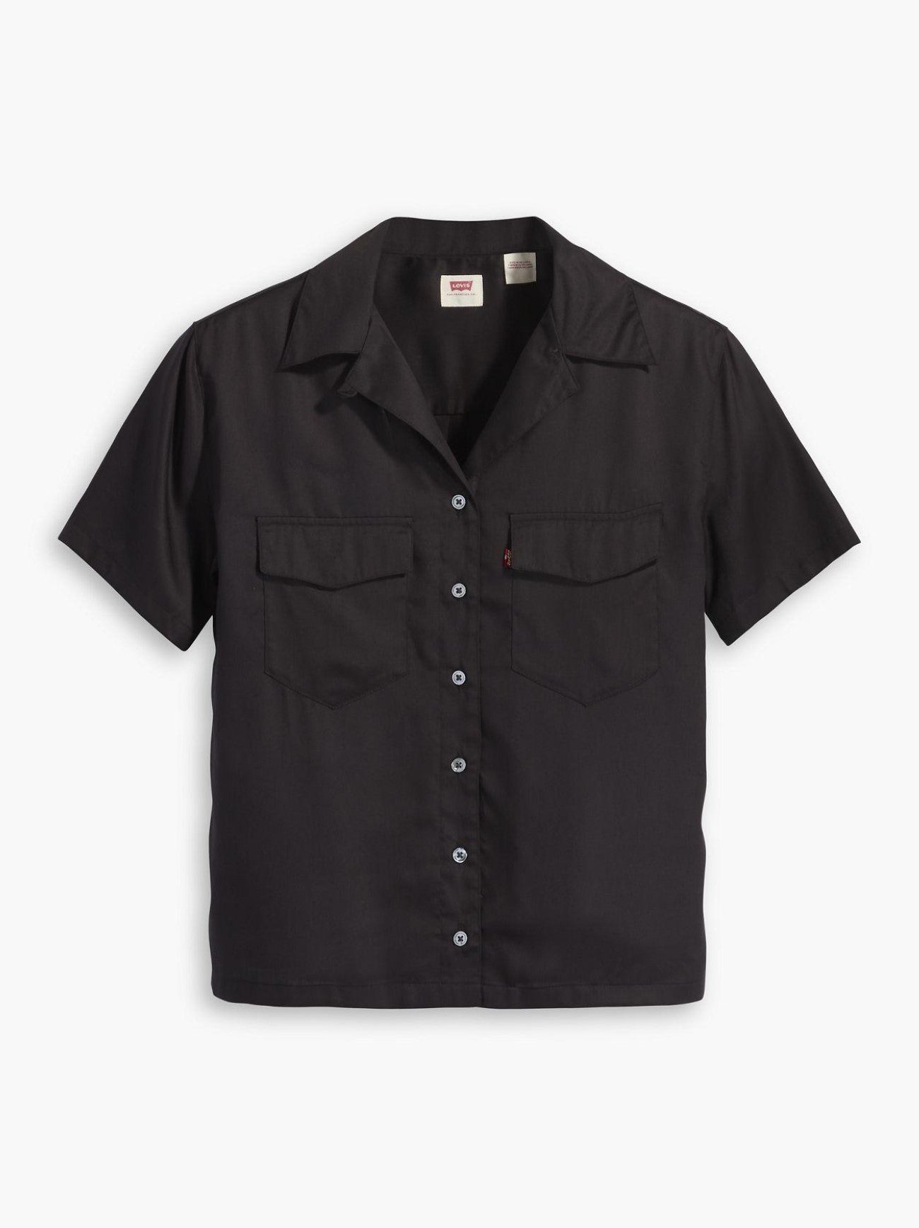 Womens Caviar Ember Short Sleeve Bowling Shirt