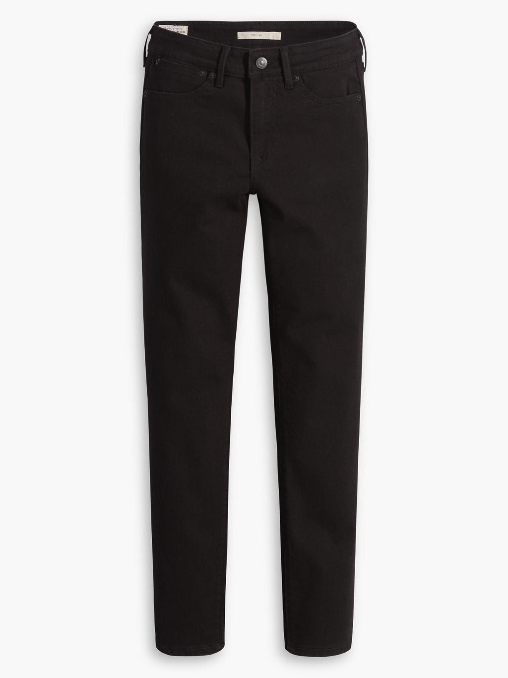 Womens Night Is Black 712 Slim Welt Pocket Jean