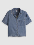 Womens Paper Map 2 Joyce Short Sleeve Resort Shirt