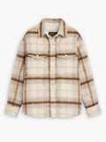 Womens Majorie Plaid Sunny Cream Lola Shacket