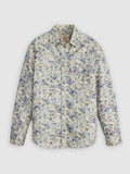 Womens Ophelia Floral Blue Tonal Teodora Western Shirt