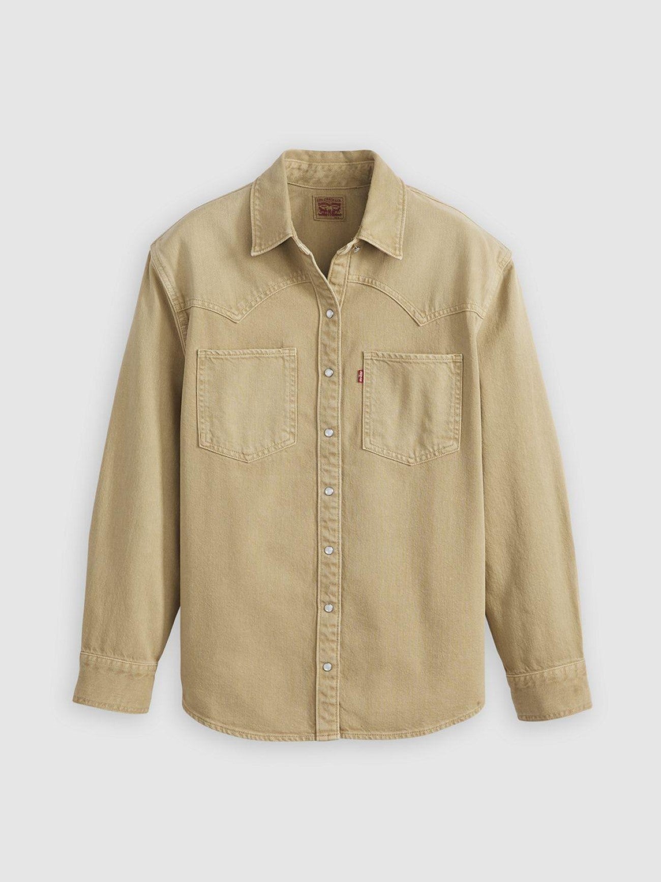 Womens Dusty Travertine Top Teodora Western Shirt