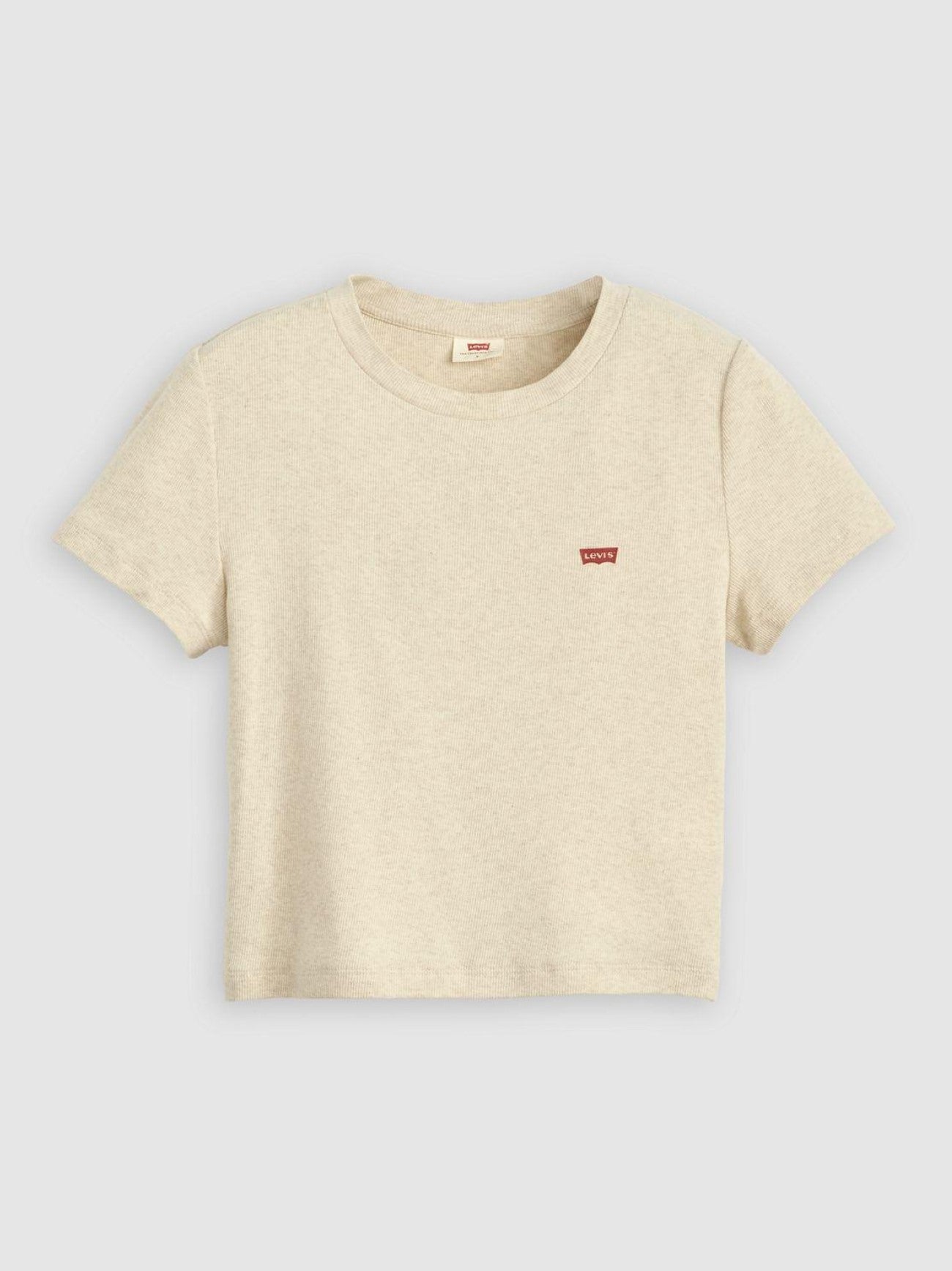 Womens Oatmeal Heather B0279 Bros Essential Sporty -Shirt Top