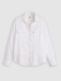 Womens Bright White Doreen Utility Shirt
