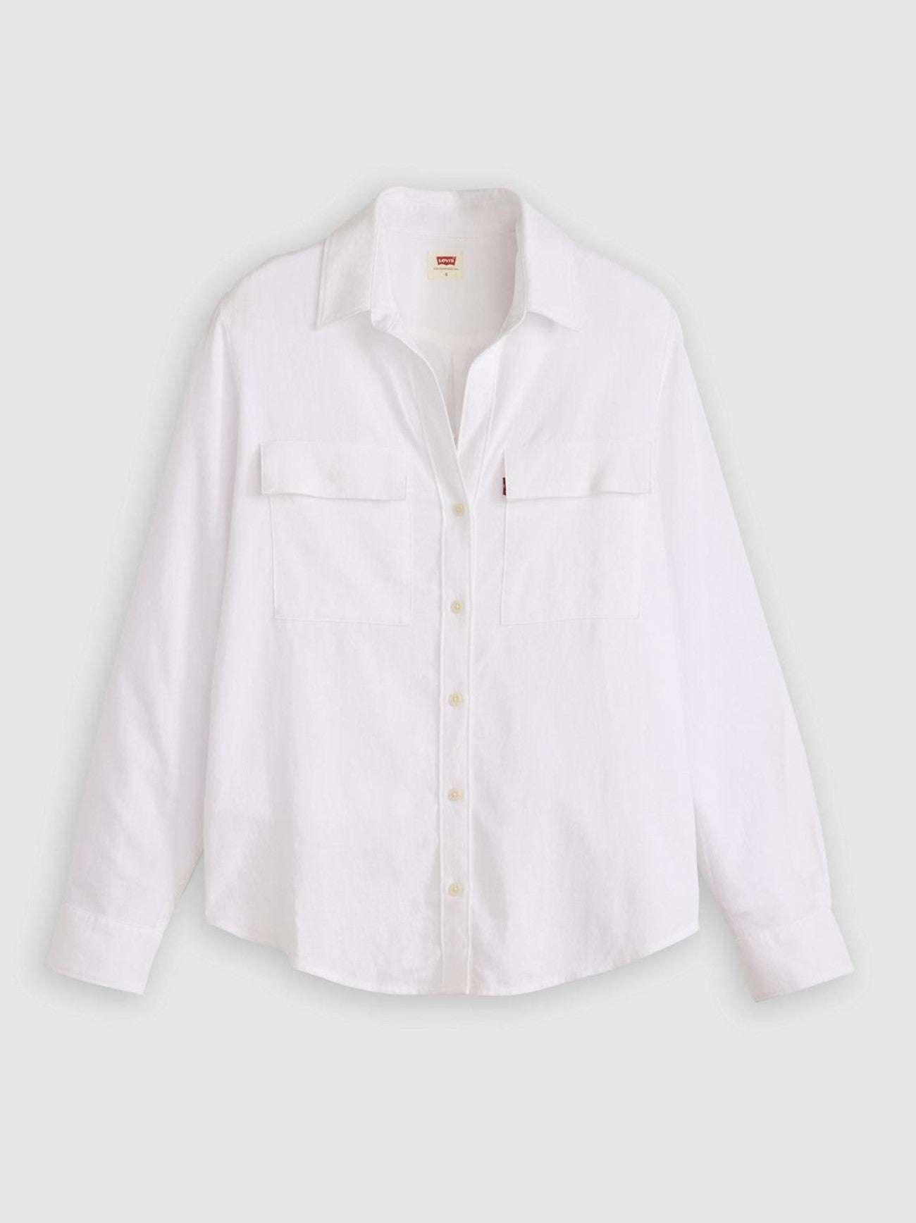 Womens Bright White Doreen Utility Shirt