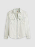 Womens Colette Stripe Ecru Denim Doreen Utility Shirt