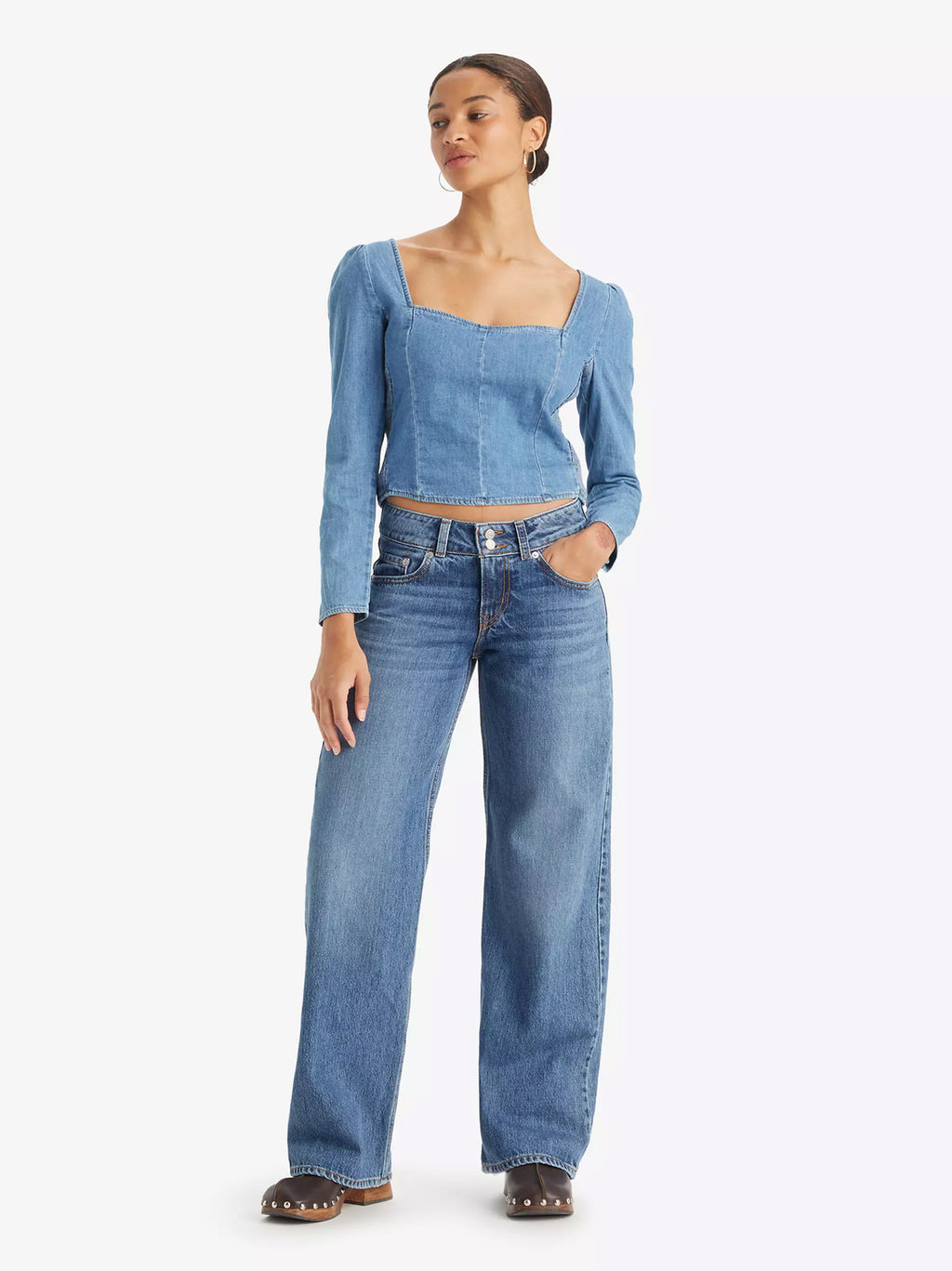 Womens Its A Vibe Superlow Loose ' Vibe Jean