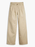 Womens Safari Pleated Wideleg Trouser