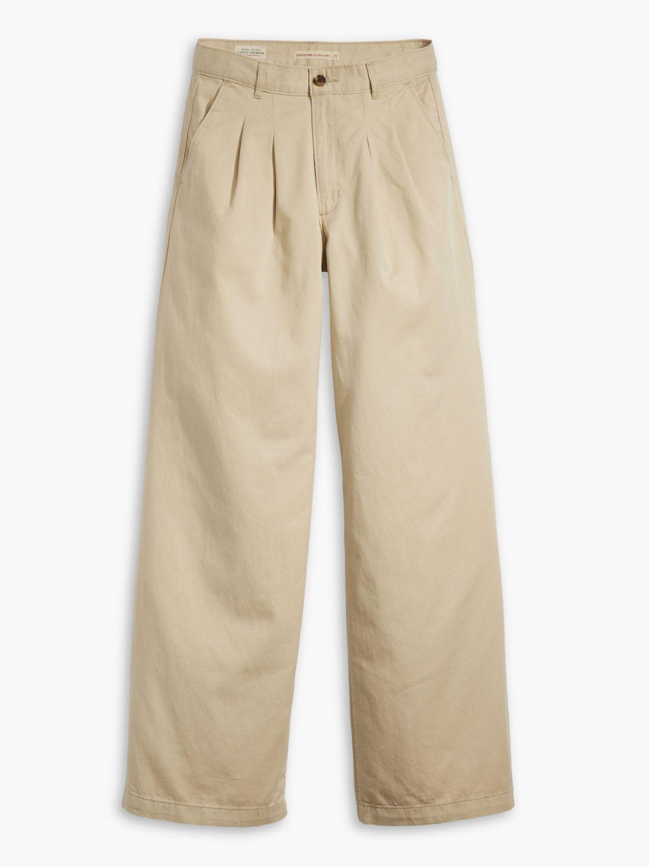 Womens Safari Pleated Wideleg Trouser