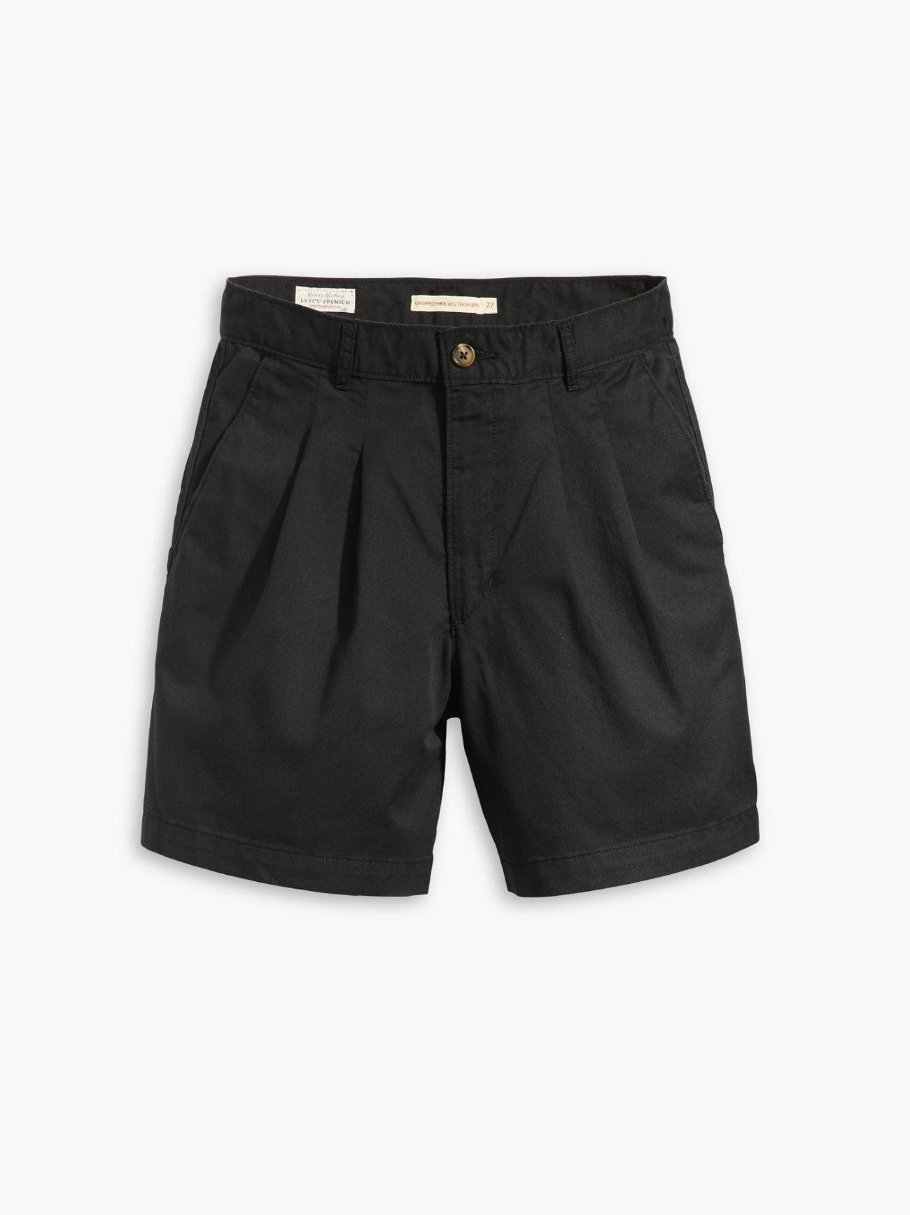 Womens Caviar Pleated Trouser Short
