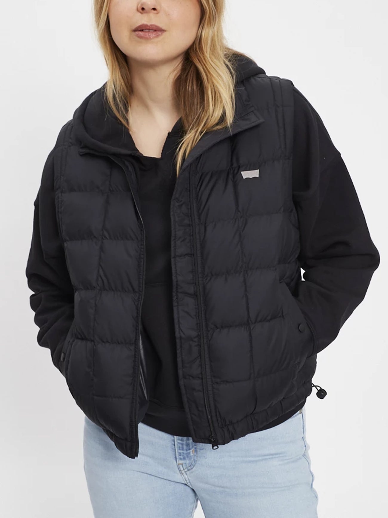 Womens Caviar Briar Puffer Vest Jacket