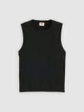 Womens Anthracite Night Tulip Tank Top