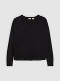 Womens Caviar Petal -Neck Sweater
