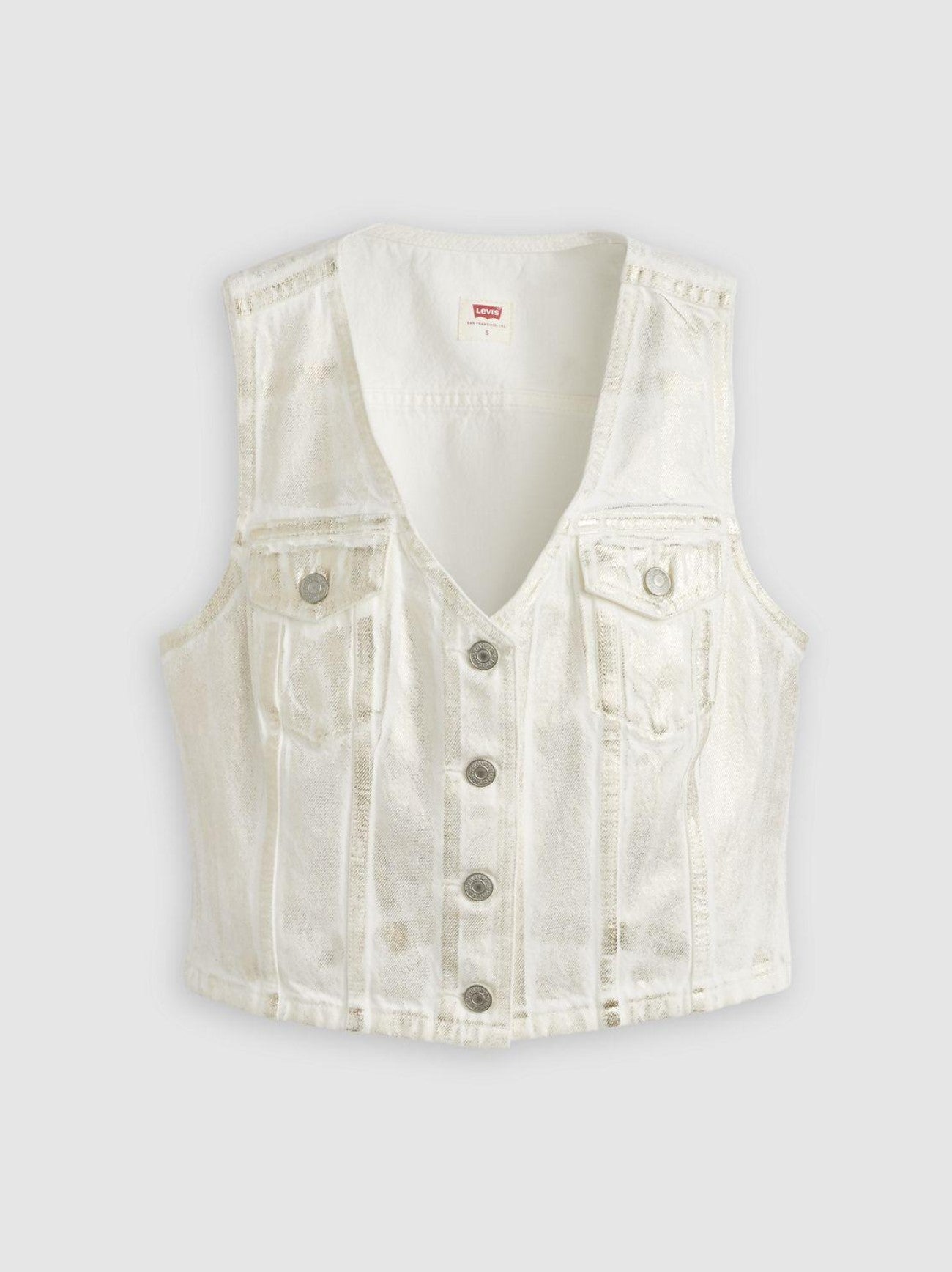 Womens Luminary Vest Bella Denim Corset Top