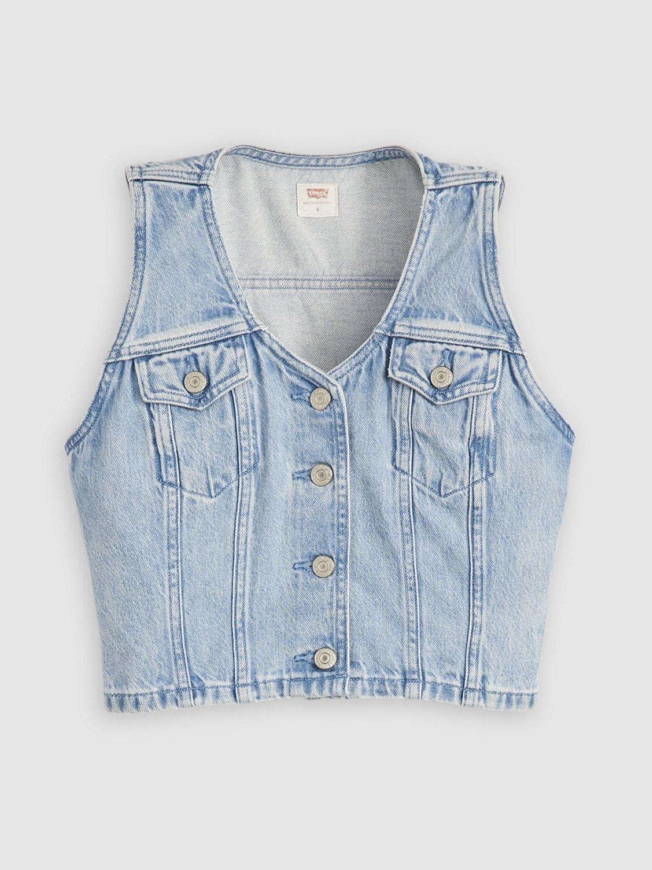 Womens I Will Bella Denim Corset Top