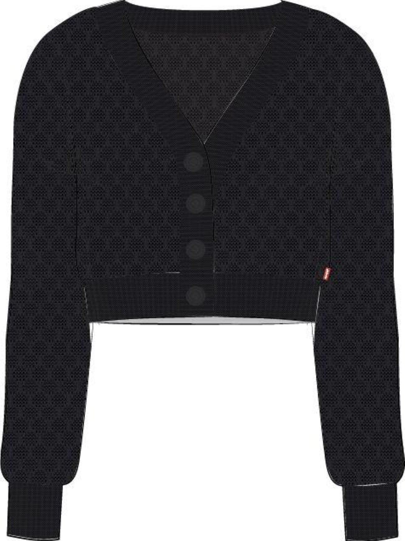 Womens Anthracite Night Snowflake Cardigan