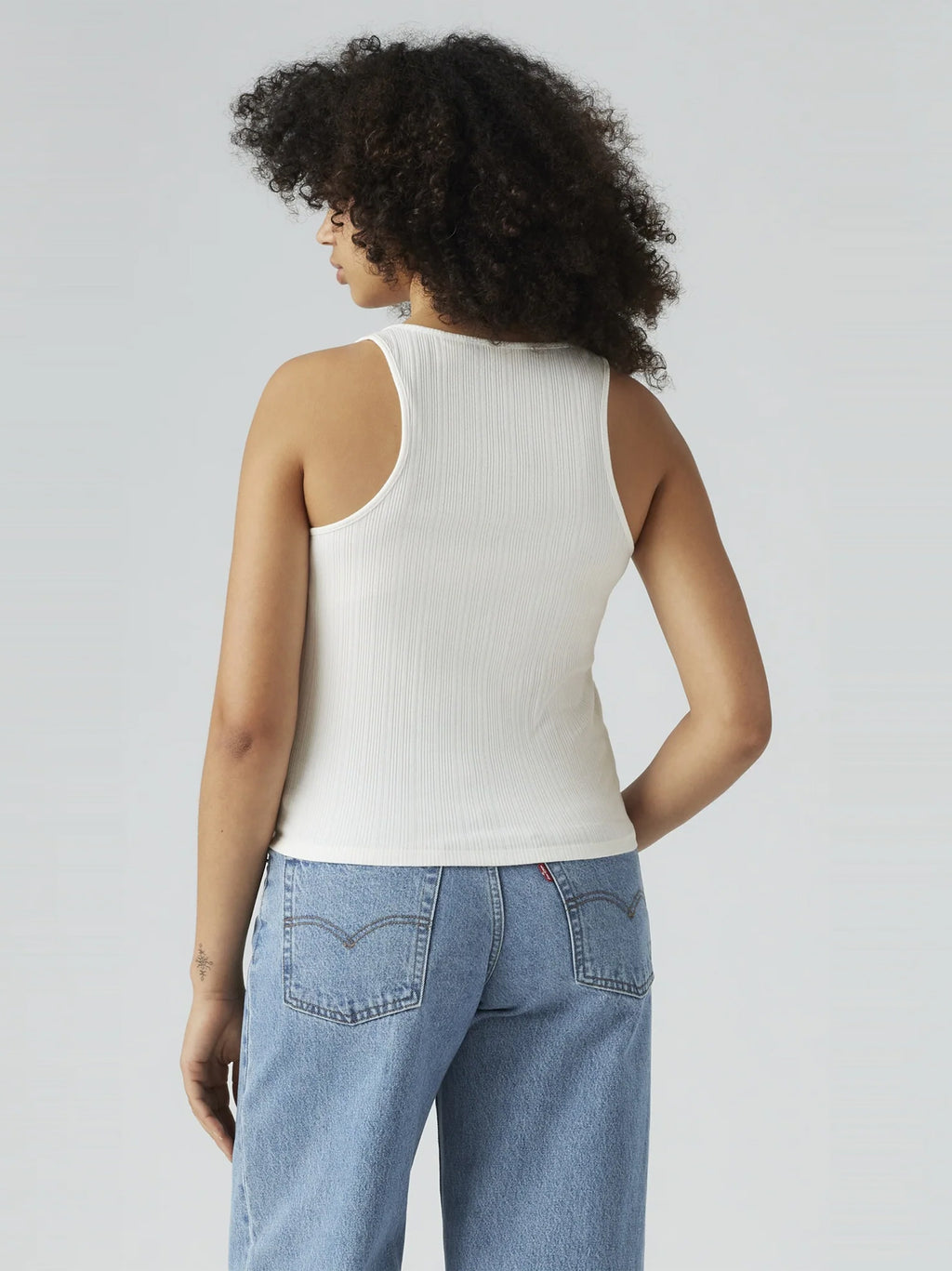 Womens Egret Dry Goods Vacationer Tank Top
