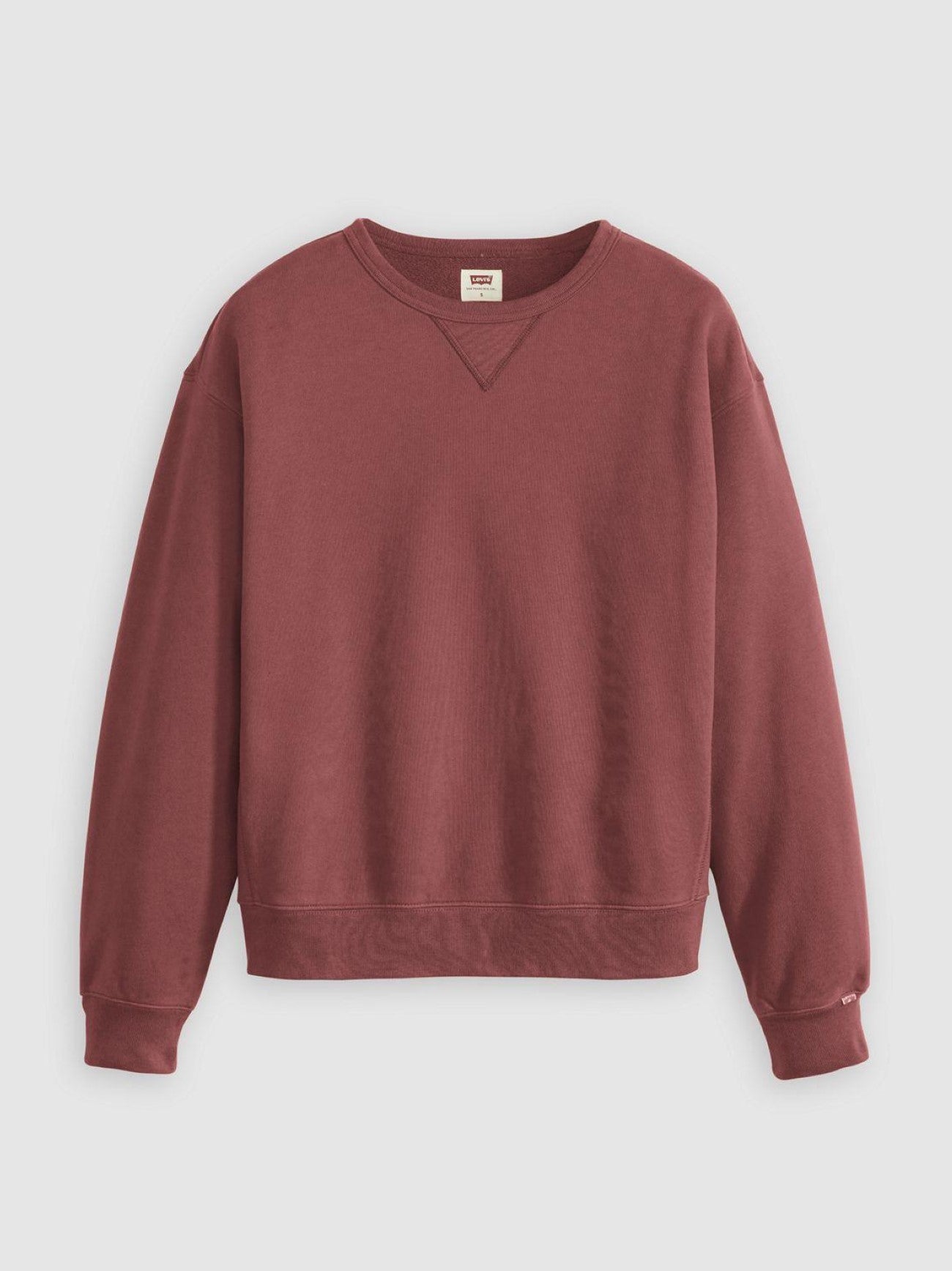Womens Ng Signature Gd Burgundy Heritage Crew Top