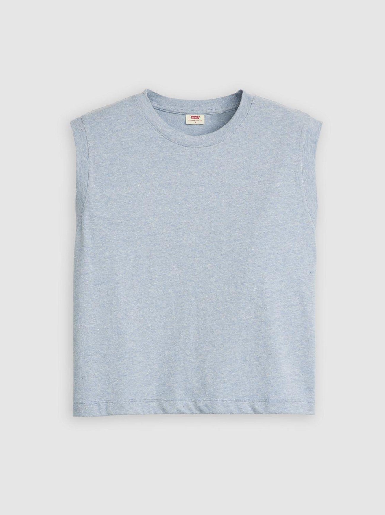 Womens Forever Blue Boxy Tank Top
