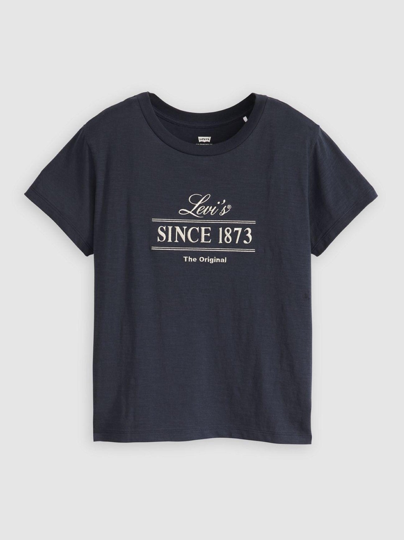 Womens Levis Since 1873 Navy Blazer Graphic Print Boxy T-Shirt