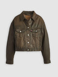 Womens Pay Day Trucker Shrunken 90S Trucker Jacket