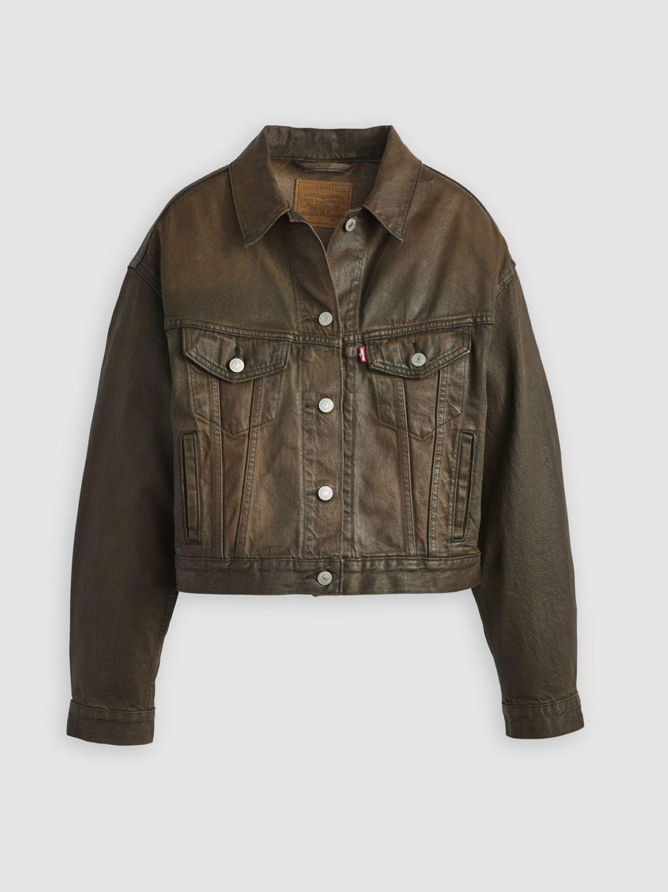 Womens Pay Day Trucker Shrunken 90S Trucker Jacket