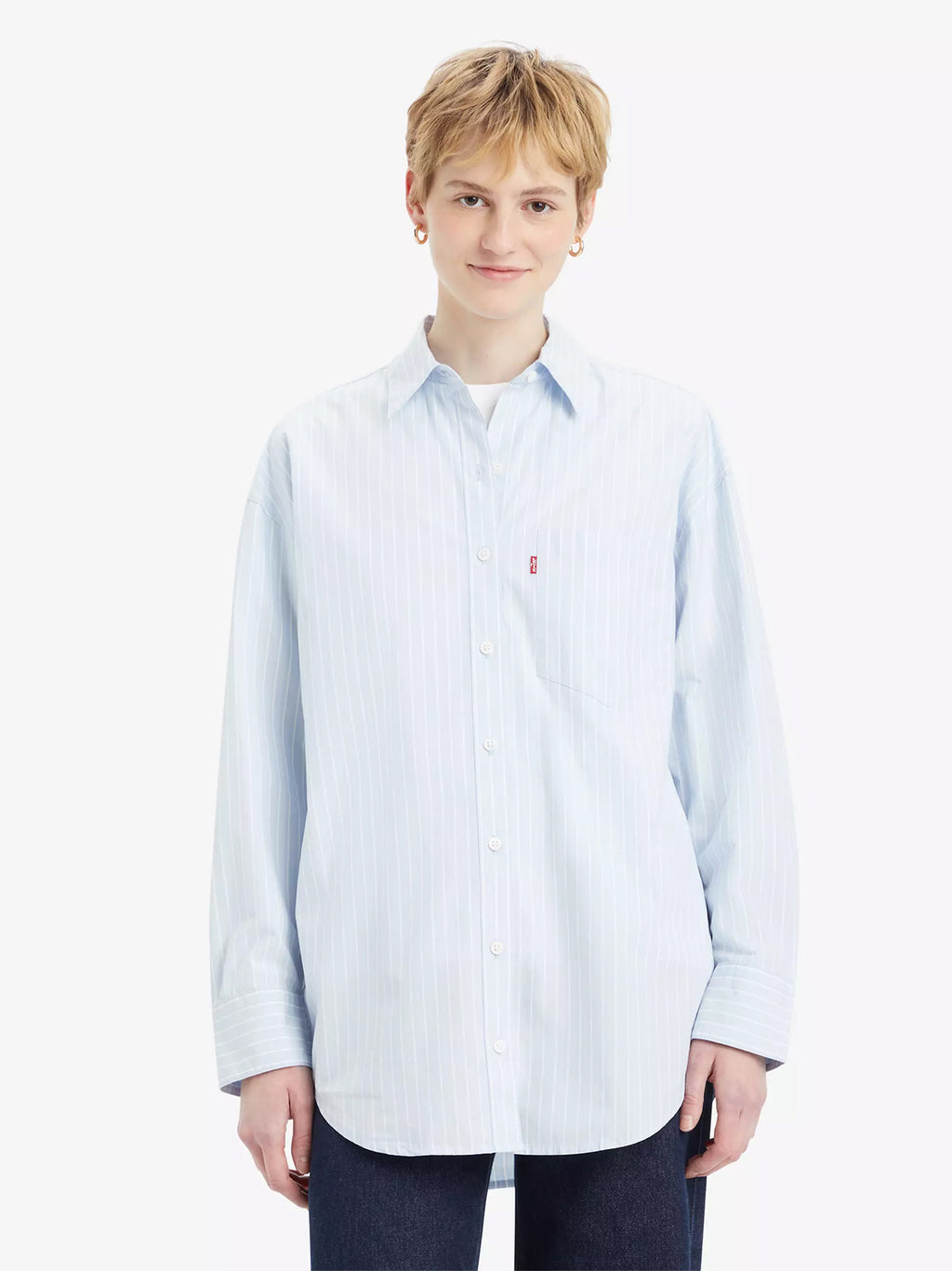 Womens Posey Stripe Kentucky Blue Lola Shirt