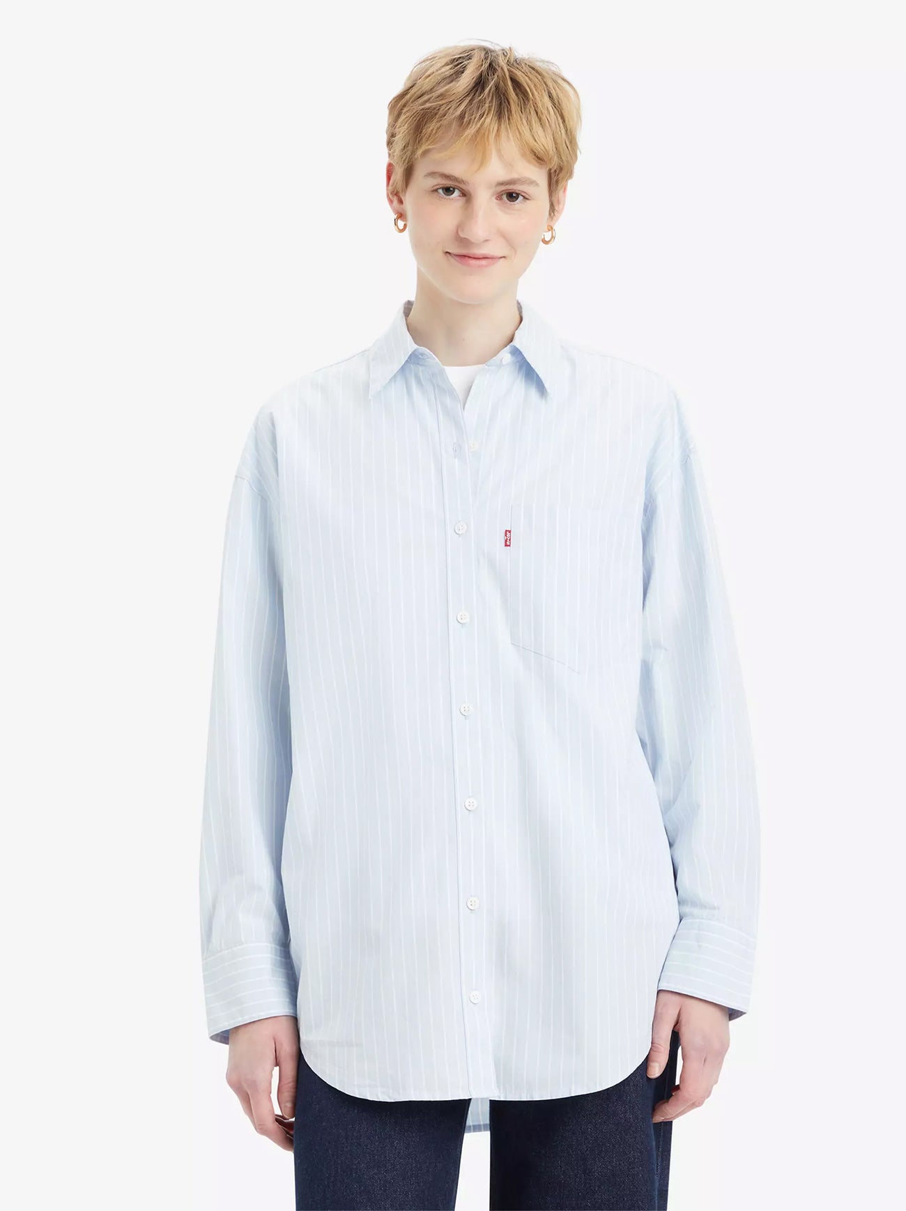 Womens Posey Stripe Kentucky Blue Lola Shirt