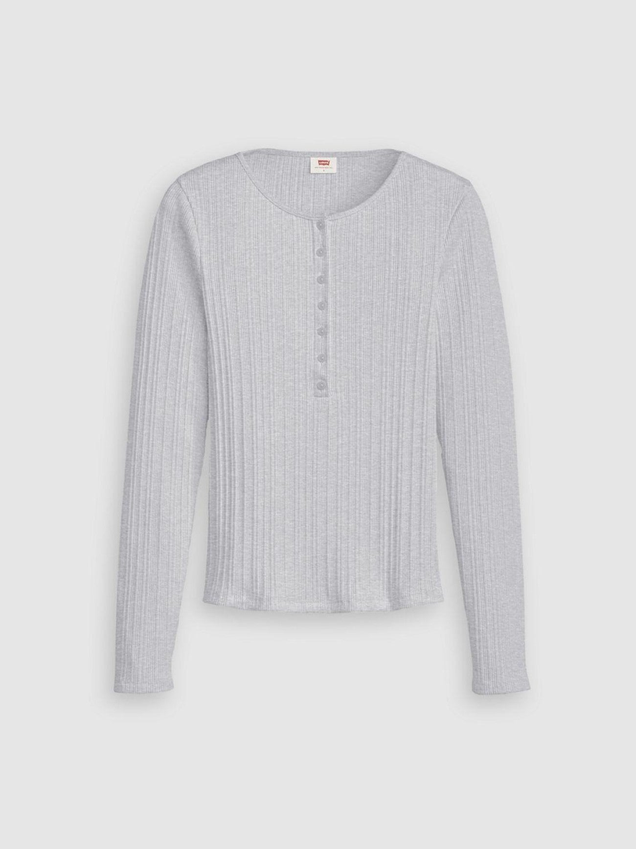 Womens Starstruck Heather Grey Dry Goods Vacationer Long Sleeve Top
