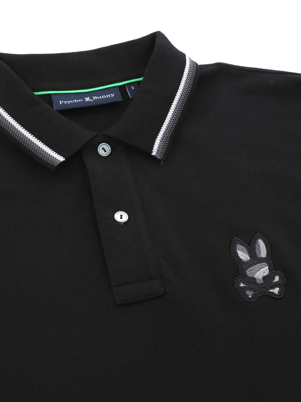 Mens Black Baxter Pique Polo Shirt