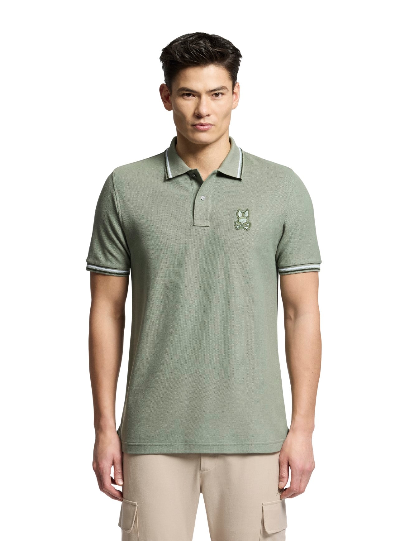Mens Sea Spray Baxter Pique Polo Shirt