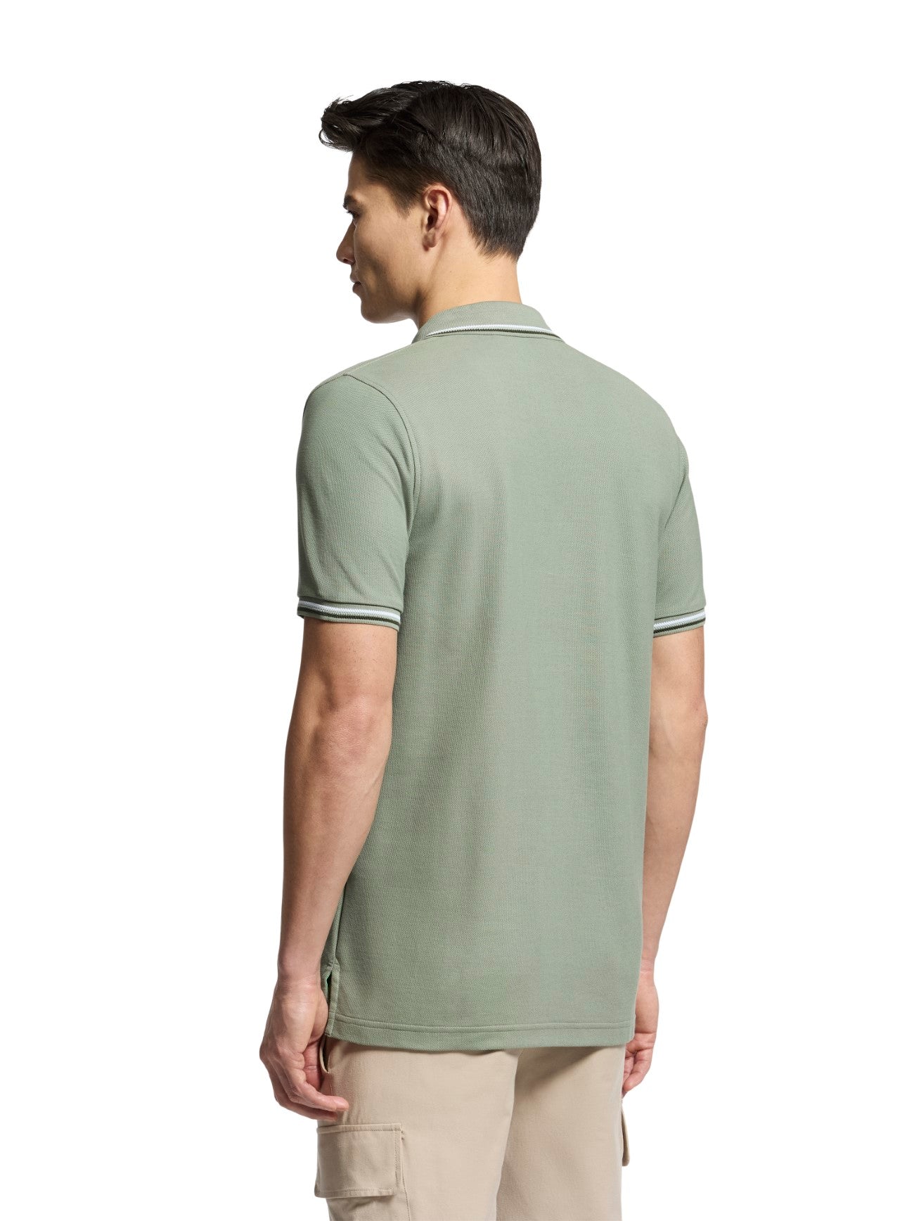 Mens Sea Spray Baxter Pique Polo Shirt