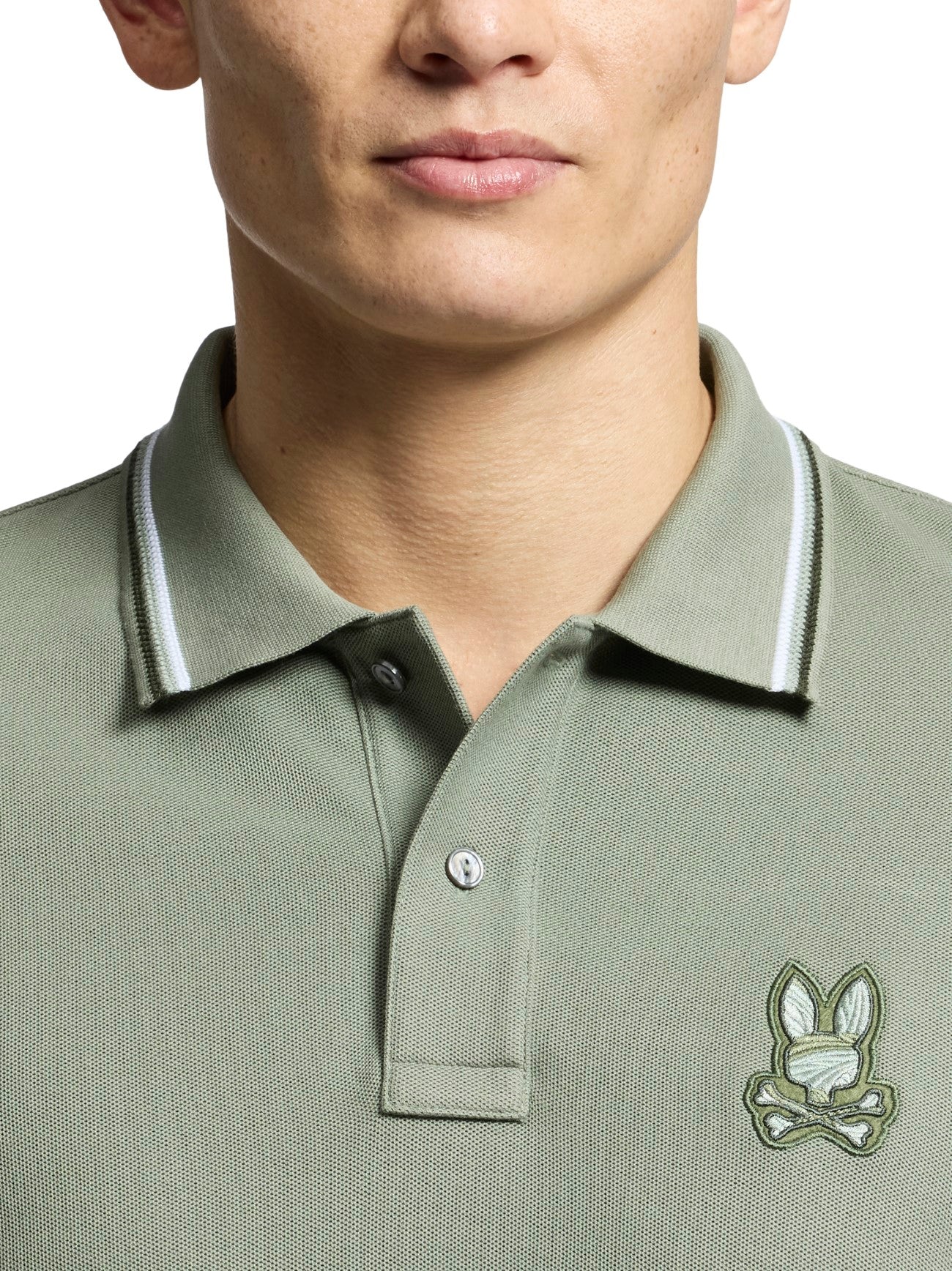 Mens Sea Spray Baxter Pique Polo Shirt