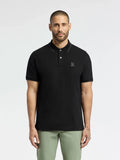 Mens Black New Castle Pique Polo Shirt