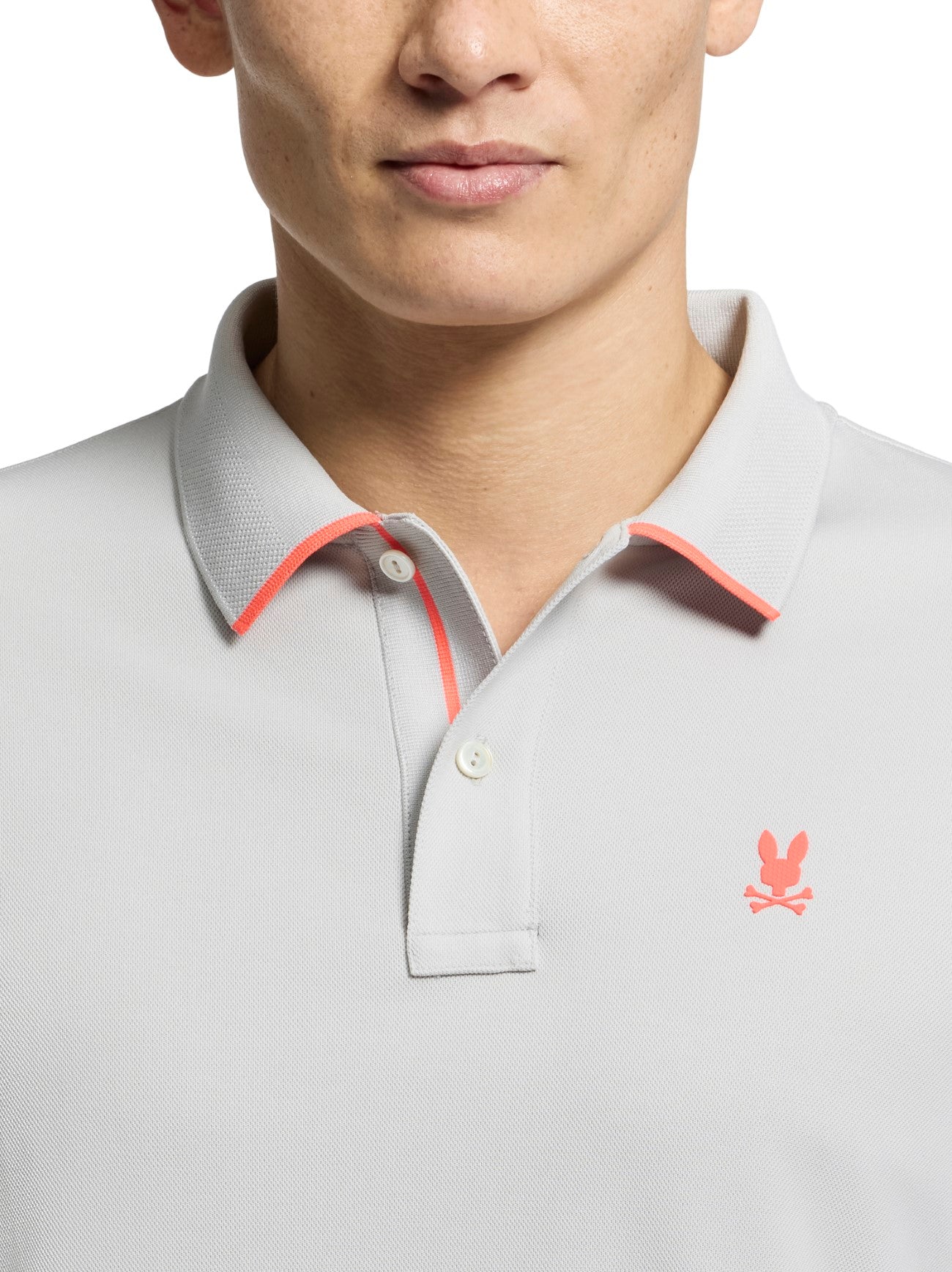 Mens Micro Chip Elliston Sport Pique Polo Shirt