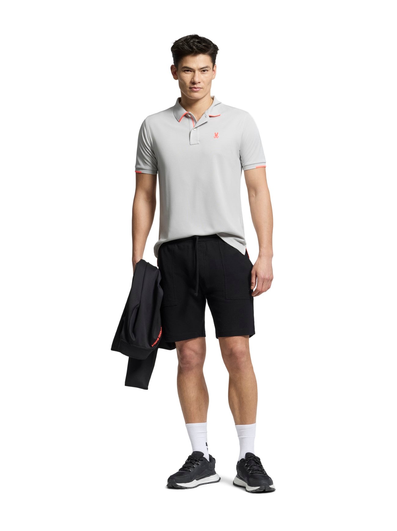 Mens Micro Chip Elliston Sport Pique Polo Shirt