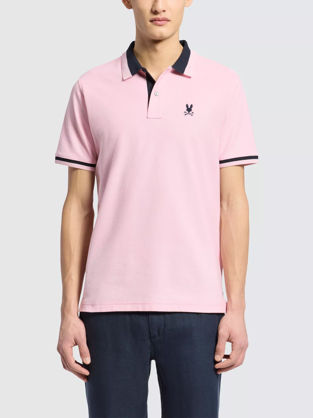 Mens Romance Rose Newman Pique Polo Shirt