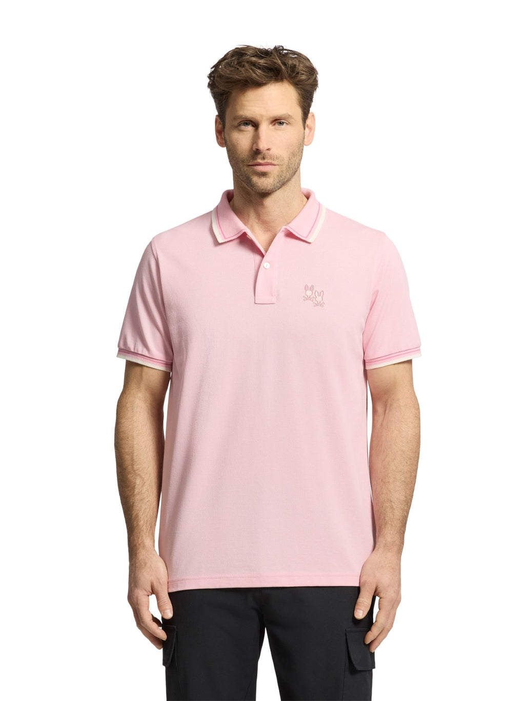Mens Romance Rose Elliot Pique Polo Shirt