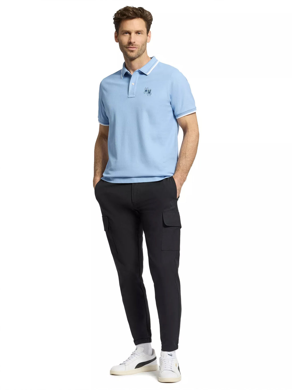 Mens Serenity Elliot Pique Polo Shirt