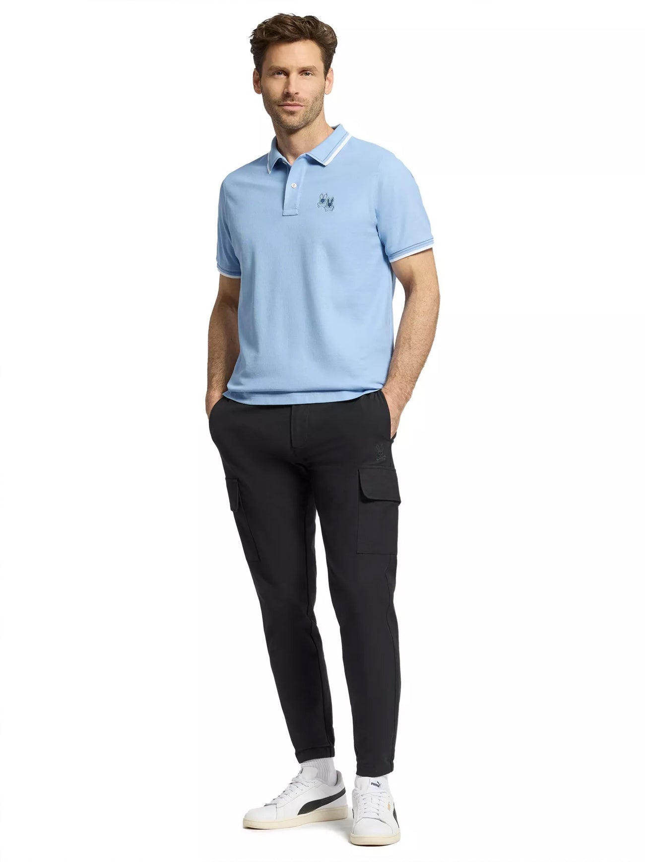 Mens Serenity Elliot Pique Polo Shirt