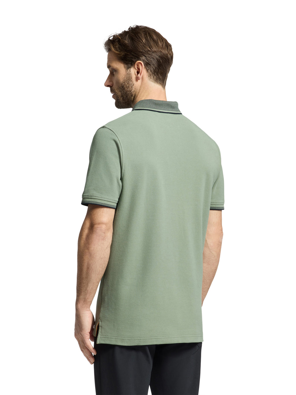 Mens Sea Spray Evandale Oxford Collar Pique Polo Shirt