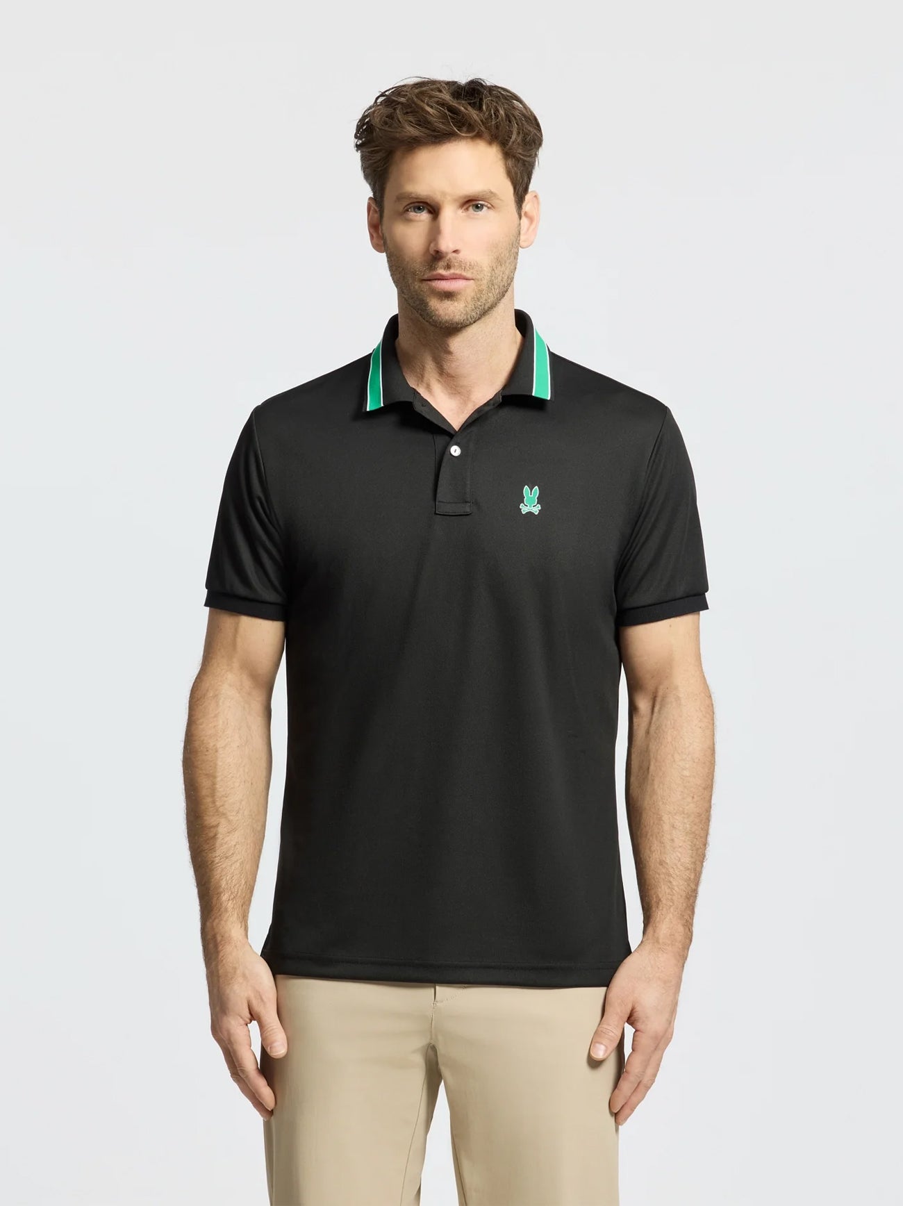 Mens Black Forrest Sport Pique Polo Shirt