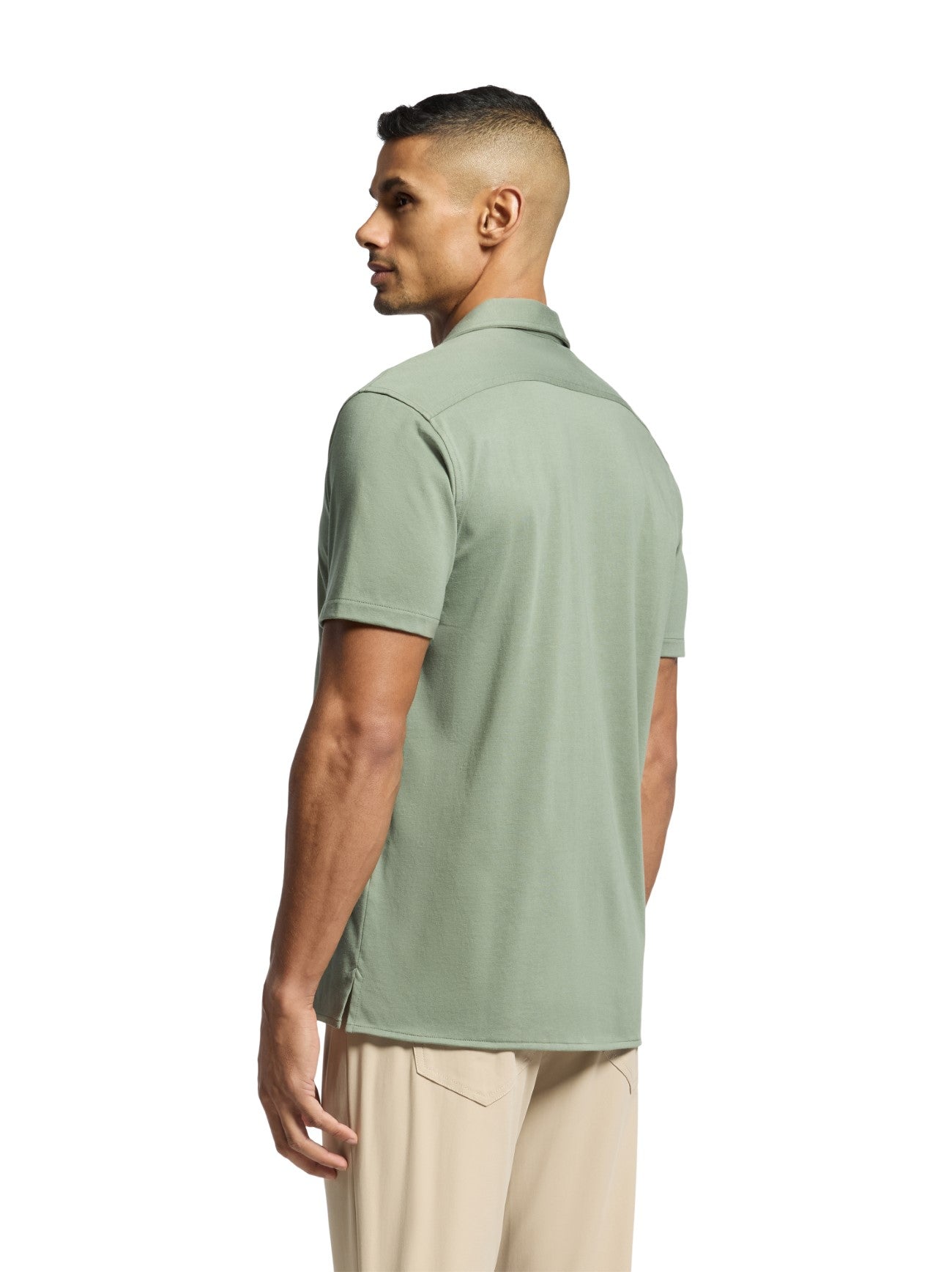 Mens Sea Spray Bryan Camp Collar Short Sleeve Shirt