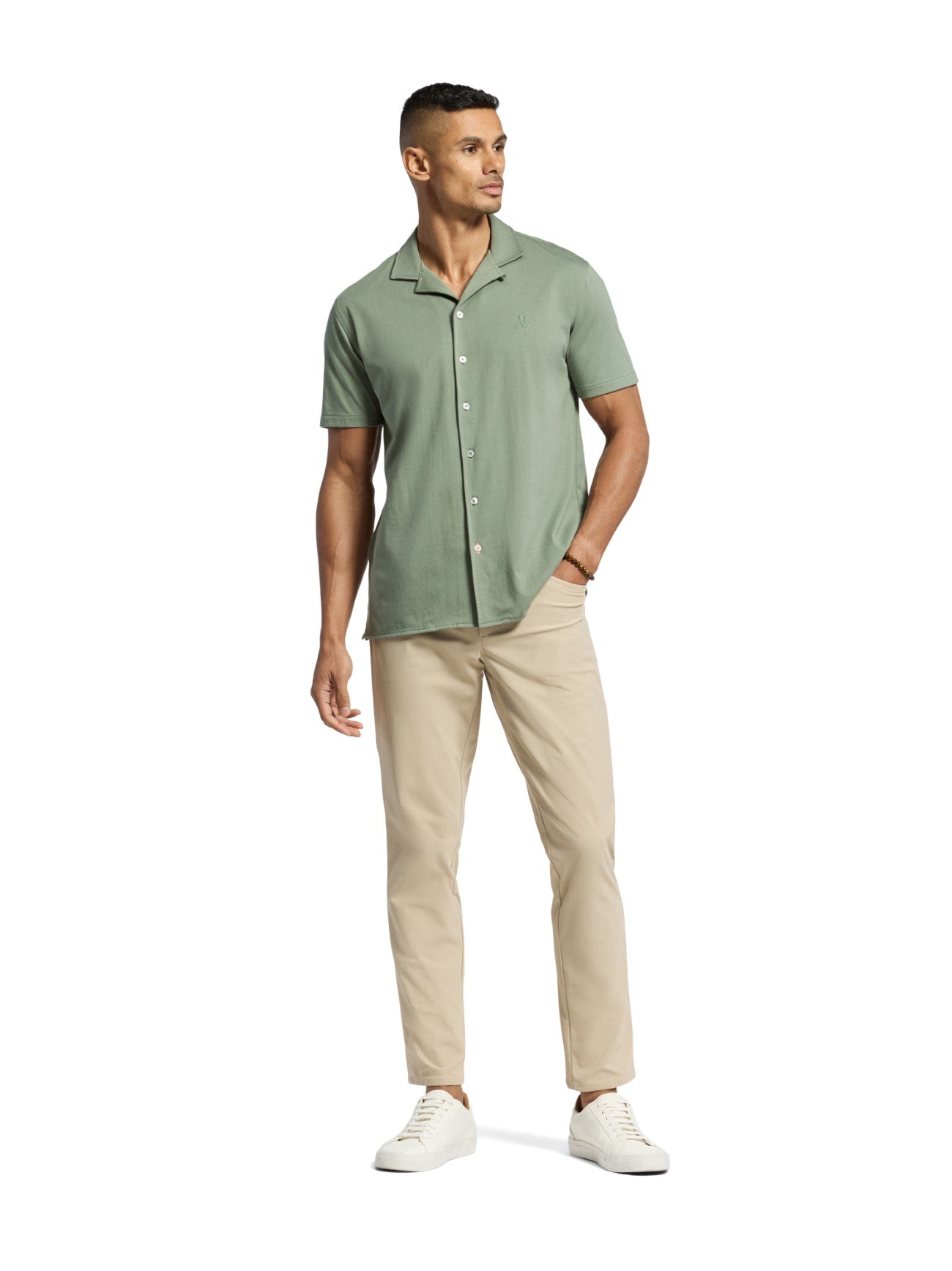 Mens Sea Spray Bryan Camp Collar Short Sleeve Shirt