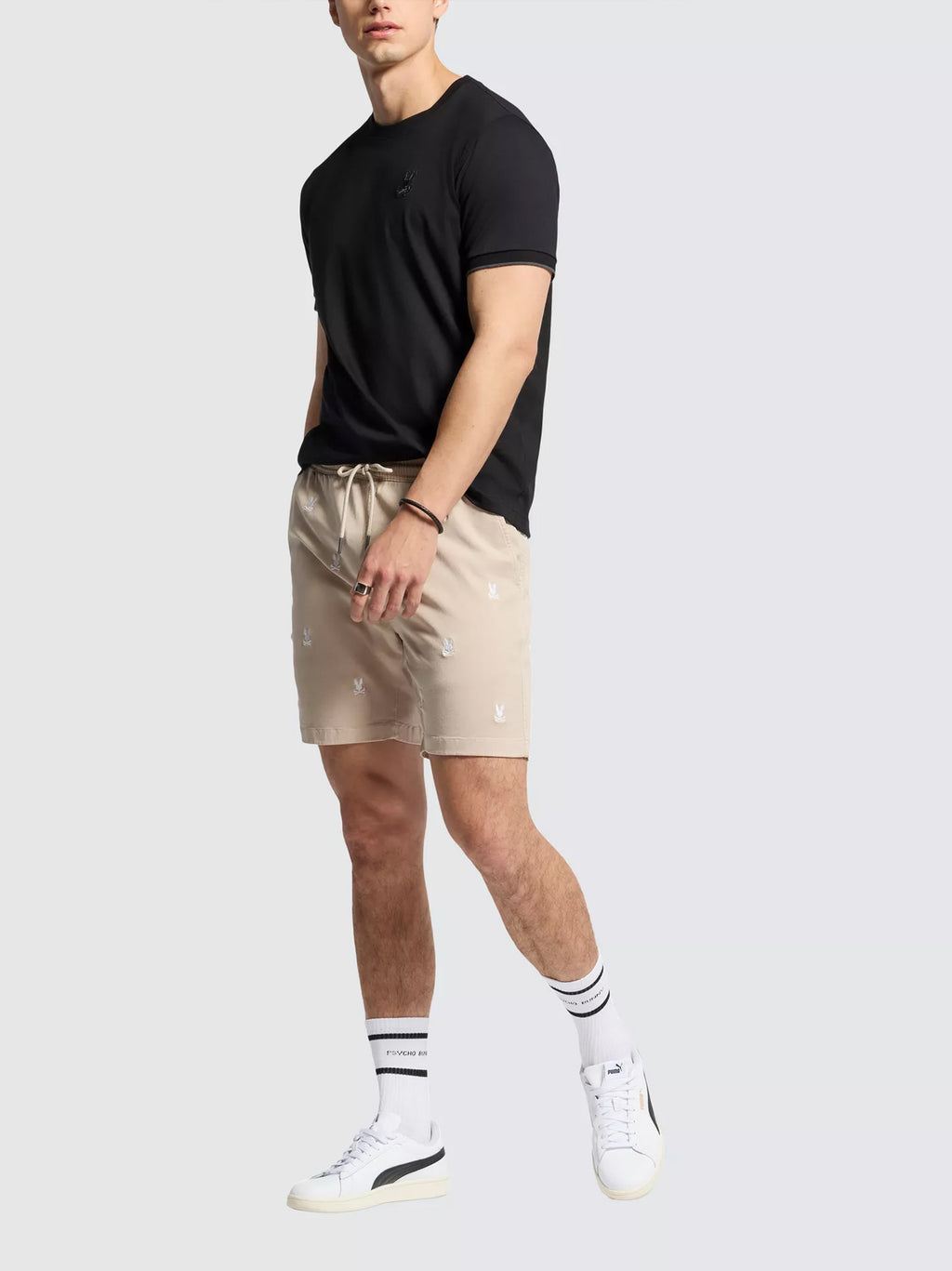 Mens Stone Willis Stretch Tencel Short