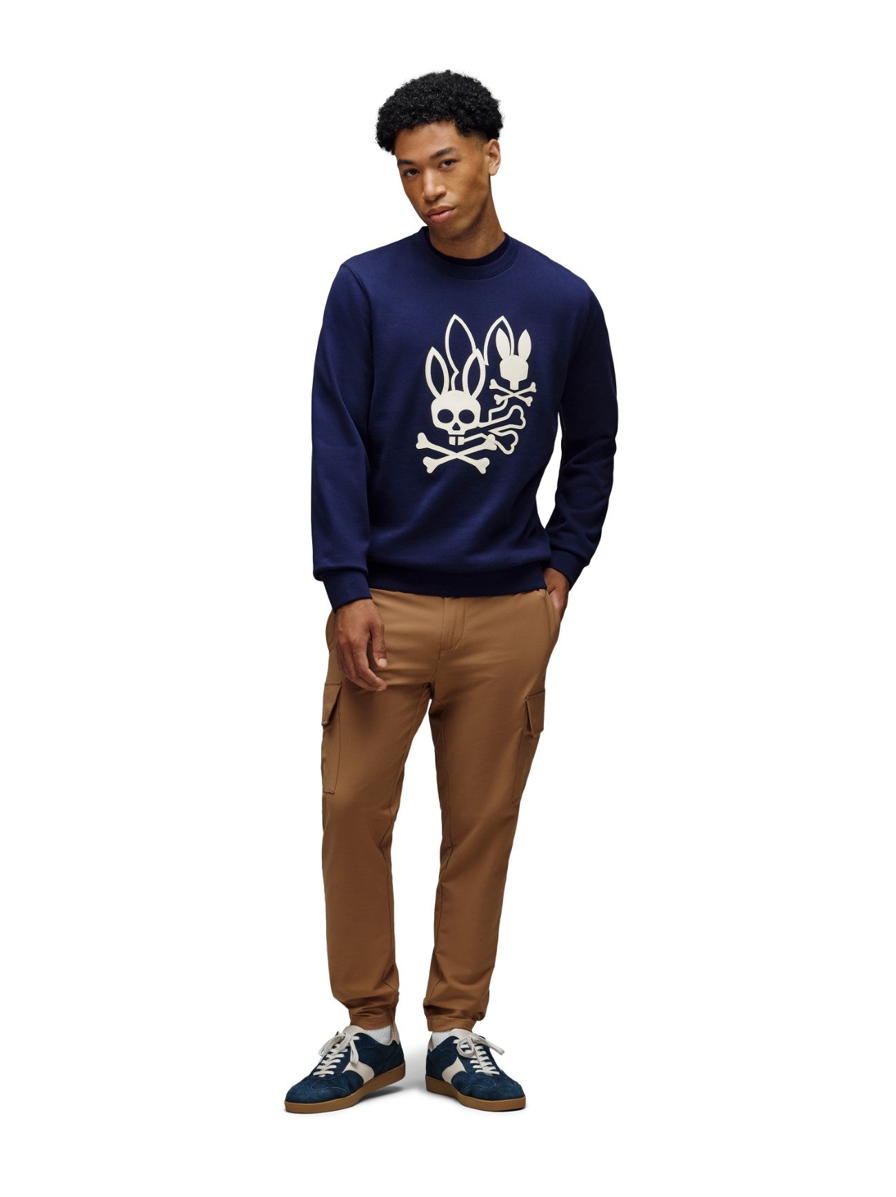 Mens Evening Blue Aussie French Classic Sweatshirt