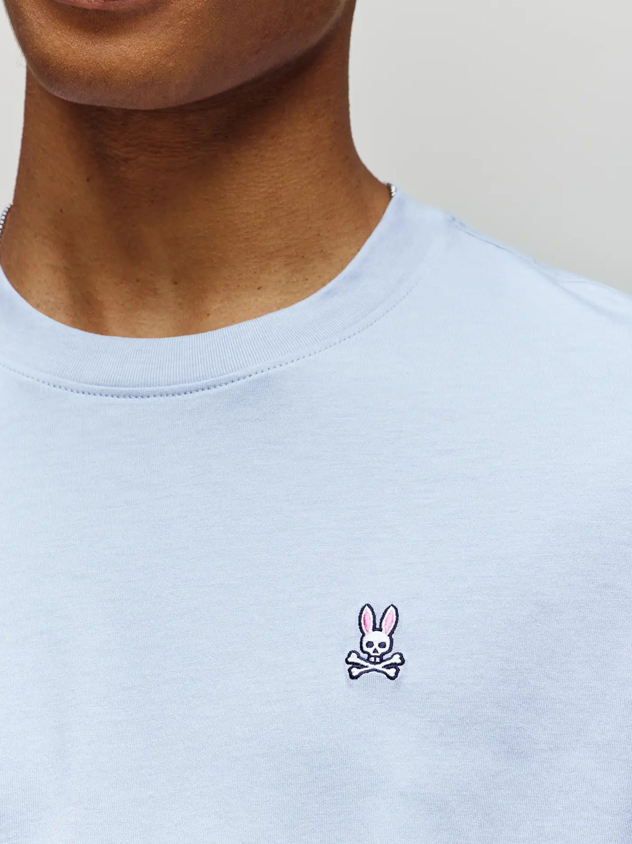 Mens Zen Blue Classic Crew Neck T-Shirt