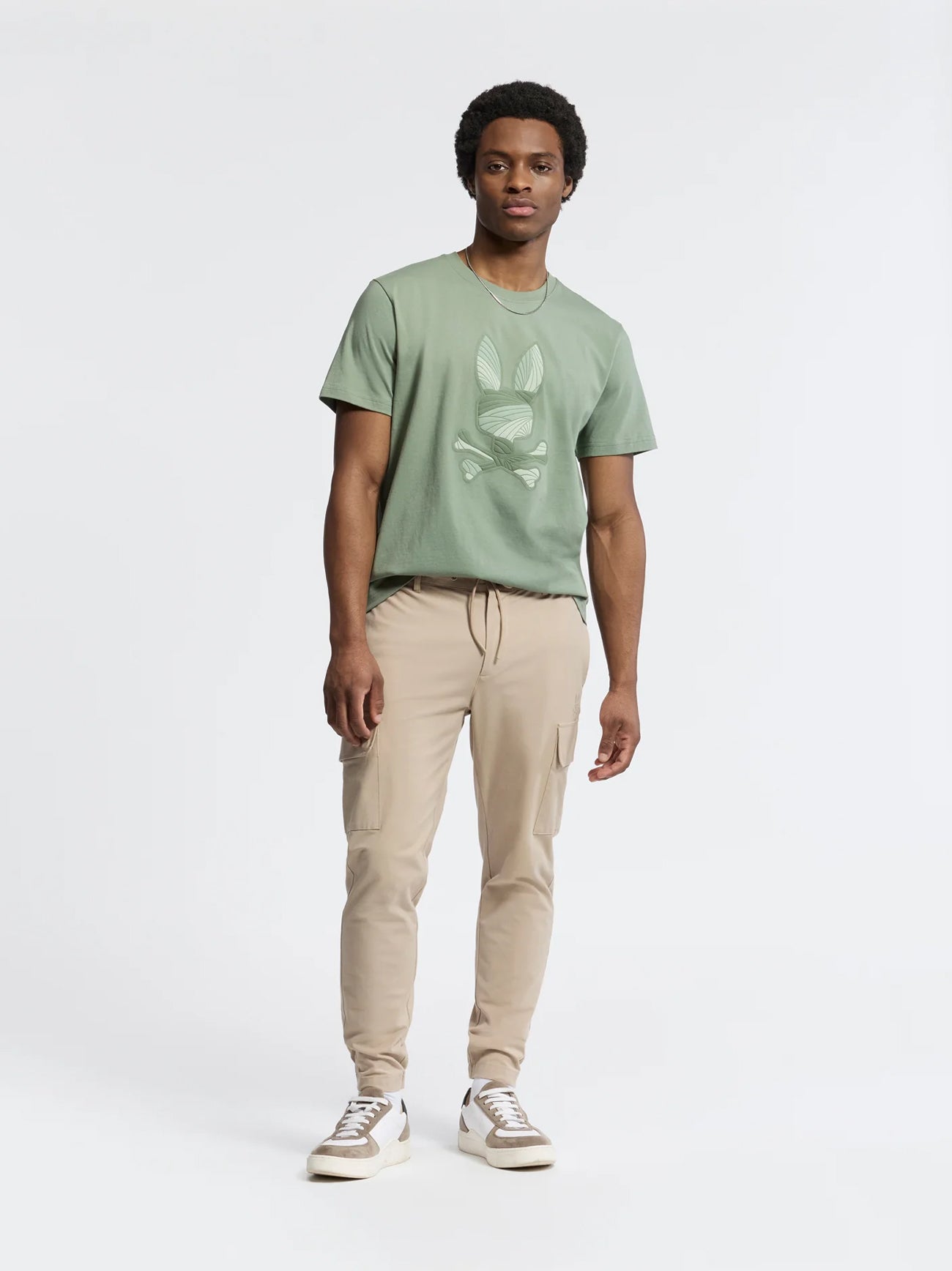 Mens Sea Spray Baxter Embroidered Graphic T-Shirt