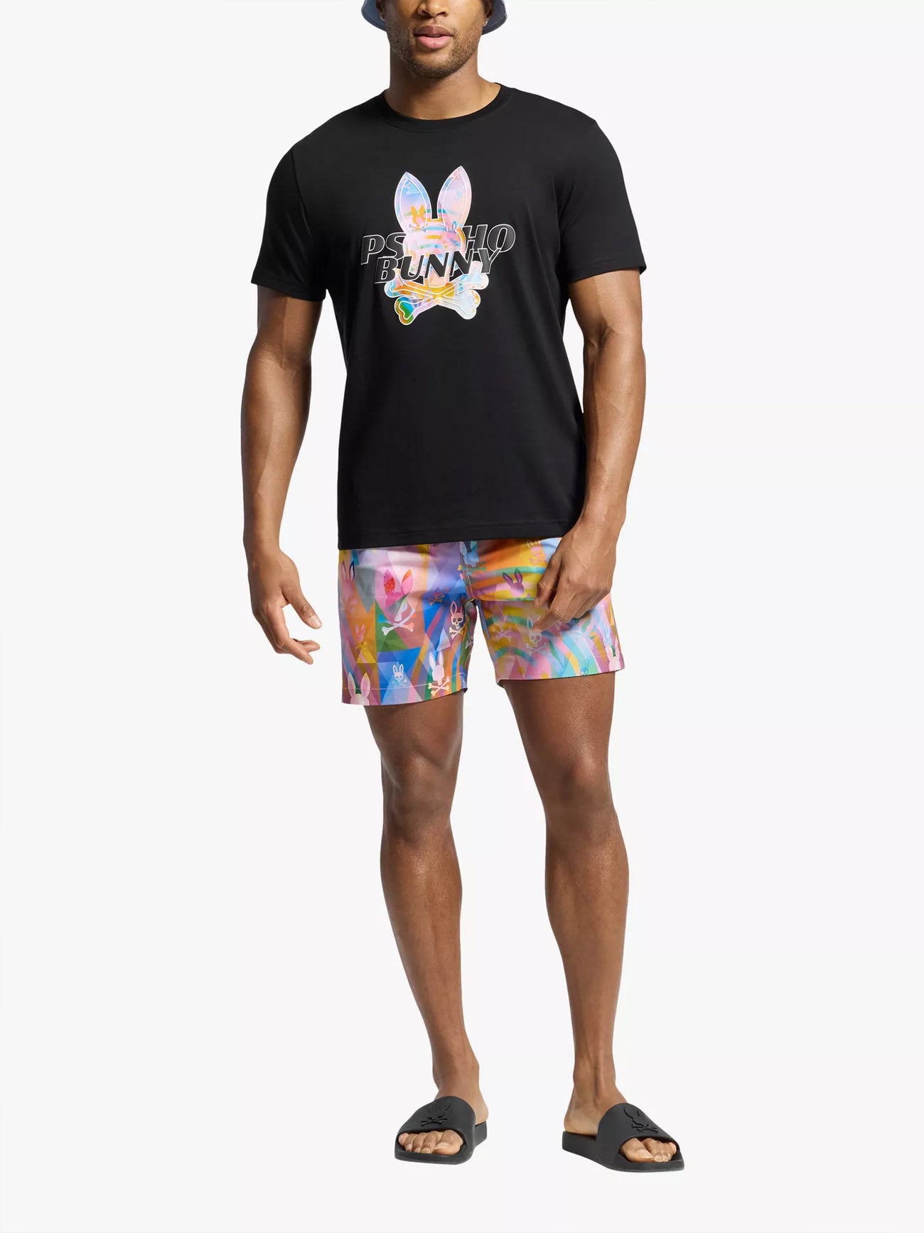 Mens Black Milos Graphic T-Shirt