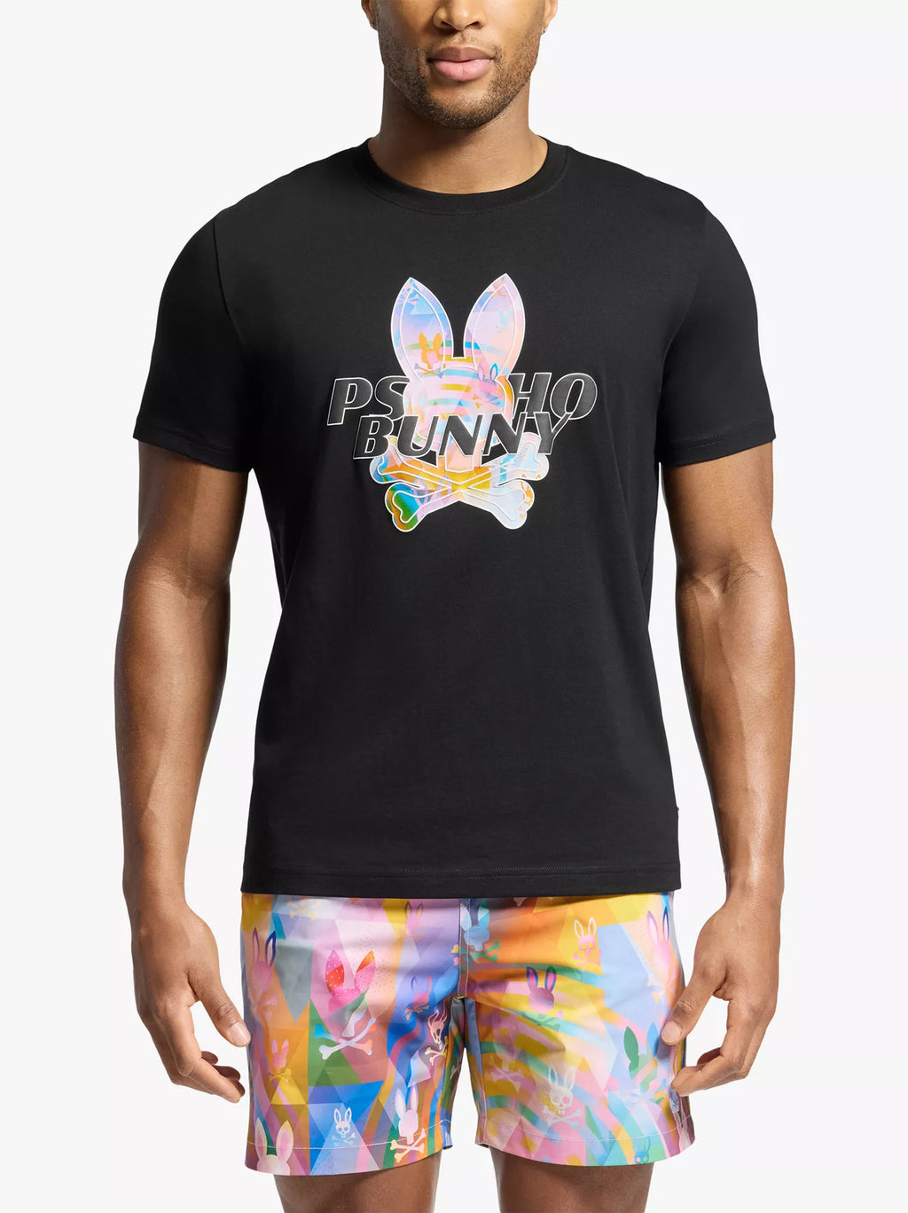 Mens Black Milos Graphic T-Shirt